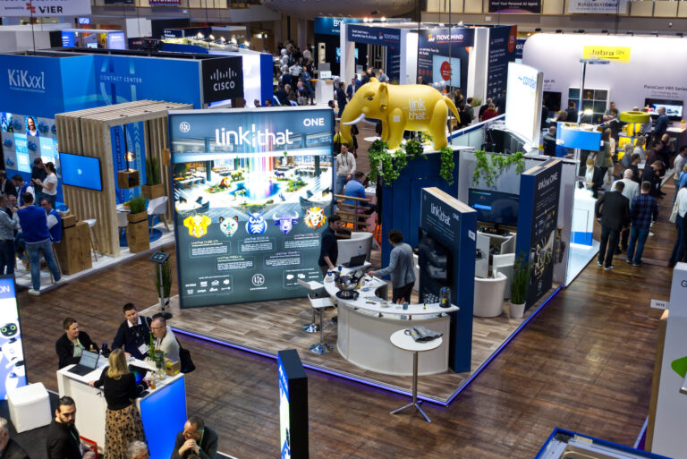 LinkThat Messestand auf der CCW 2025